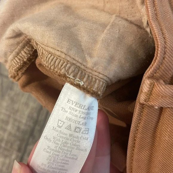Everlane - The Sim Leg Crop - Brown/Tan - Size 00 - Good Condition!! - Picture 11 of 14